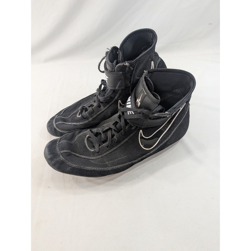 Nike Speed Sweep VII Wrestling Shoes 366683-001 Black White Men's Size 14